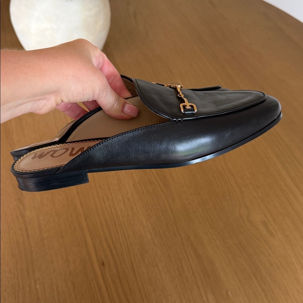 Sam Edelman Linnie Bit Mule Black Leather Size 8 - Picture 6 of 11